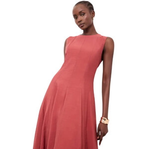 Mint Velvet Red Sleeveless Maxi Dress